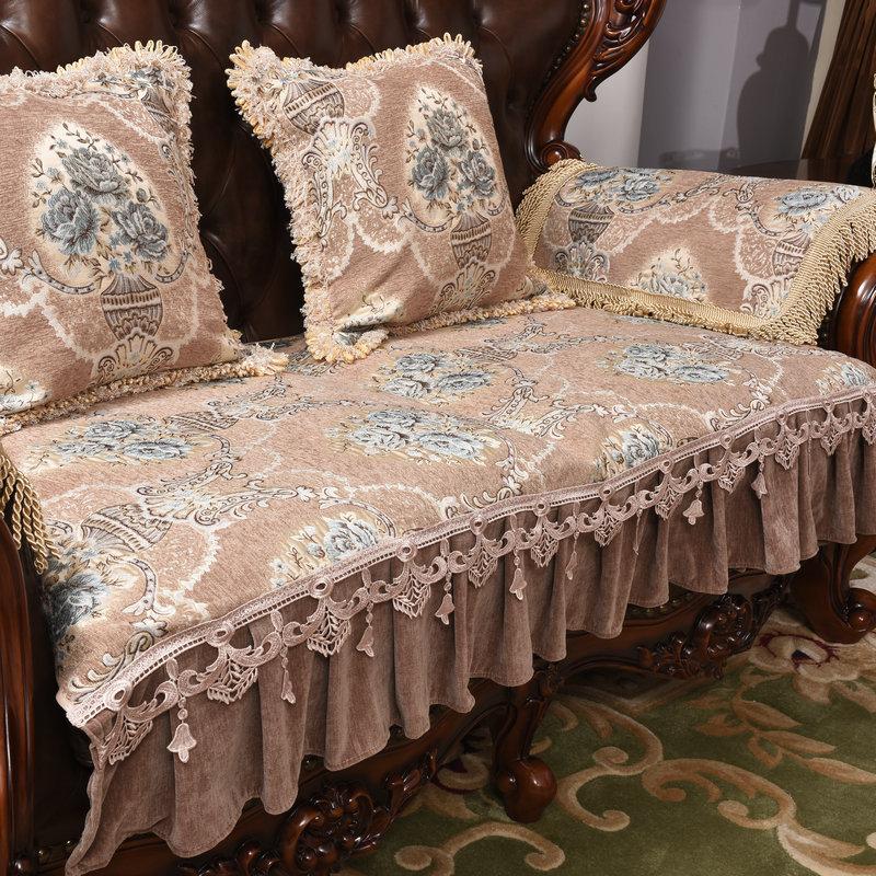 

Sofa Cushion European And American Home Fabric Combination Set Four Seasons 5 90*90cm