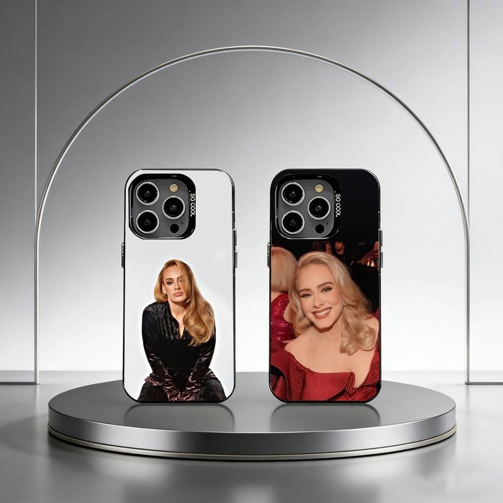 Adele Phone Case For iPhone 17,16,15,14,13,12,11 Plus,Pro Max,XS,Colorful Silver Phone case Funda Cover