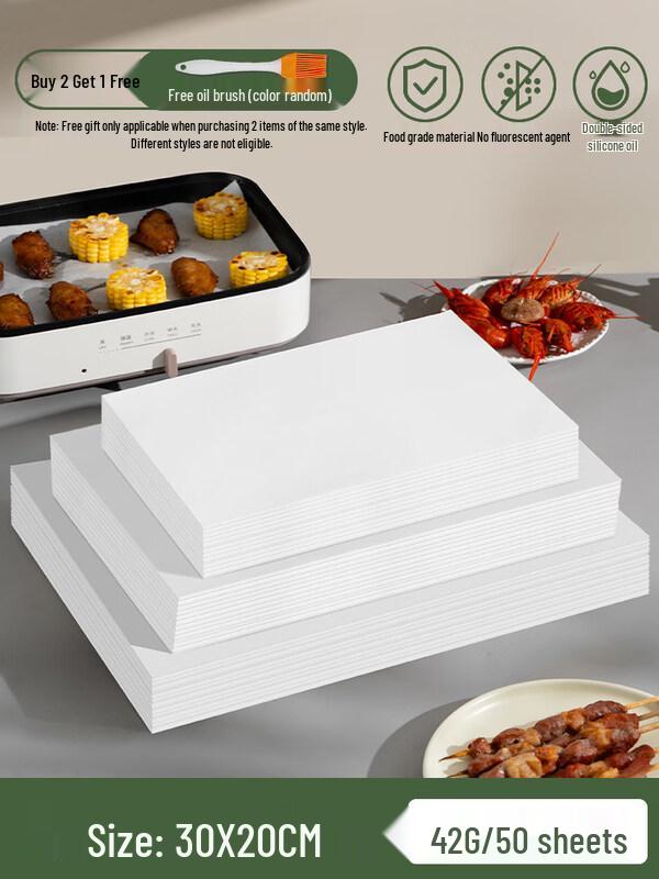 

ZISIZ Food Grade Baking and BBQ Oil Paper