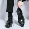 Męskie biznesowe buty wizytowe Luksusowe ręcznie robione skórzane buty Pointe Buty na wesele Buty męskie casual Oxford Obuwie Męskie