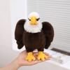 25cm Weißkopfseeadler Plüschtier Realistisches Adler Plüschtier Lebensechtes Vogel Tier Stofftier Dekoration Modell Adler Schmuckstück
