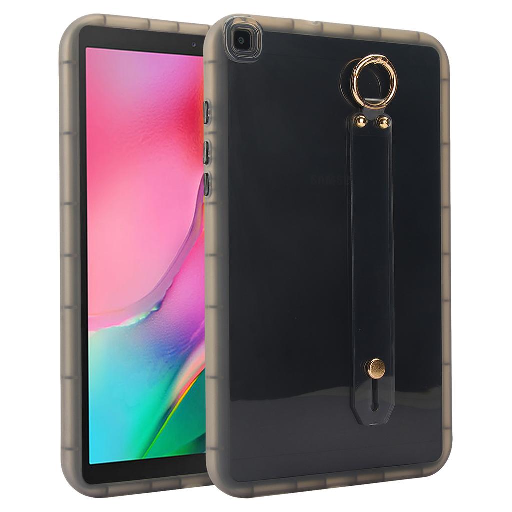 For Samsung Galaxy Tab A 8.0 (2019) SM-T290 (Wi-Fi)/SM-T295 (LTE) Case Shockproof TPU Tablet Cover with Wristband