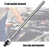 High Carbon Steel F Rod Sleeve Spanner Socket Wrench Suitable for Auto Mechanic Strong Lever Steering Handle Repair Tool
