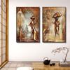 Fashion retro art abstract figure canvas painting office wall art romantic couple poster living room home decoration mural No Frame