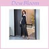 Spring Satin Patchwork Mesh Dress With Sleeveless Crew Neck For Elegant Women