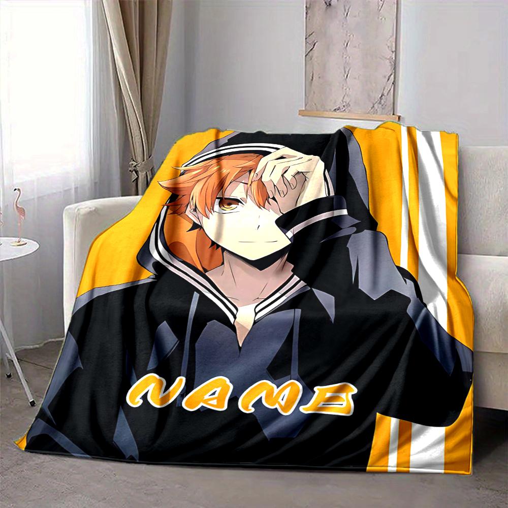 Custom 1pc Volleyball Passion: Name's Drive Blanket, Soft And Comfortable Blanket, Casual Warm, Camping Travel Blanket, Birthday Gift Q91279