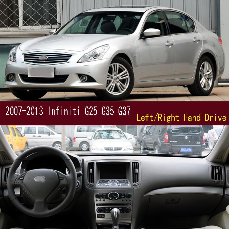 For 2007-2013 Infiniti G25 G35 G37 V36 Dashmat Dash mat Dashboard Cover Instrument Panel Sunscreen Pad Ornaments