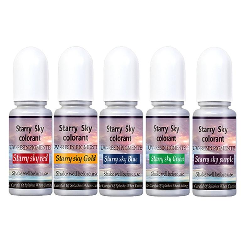 

Epoxy Resin Pigment Clear Epoxy Resin Dye for Resin Jewelry Making UV Resin Dye Liquid for Art Resin Pigment 5 Color 1