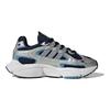 Adidas Originals Ozmillen Trendy Versatile Slip-Resistant Durable Low-Top Casual Shoes Kids Casual Shoes Silver Blue IG4274