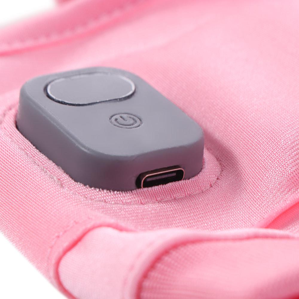 1Pair USB Rechargeable Electric Heated Gloves Thermal Winter Warm Gloves Smart Heating Gloves Bike