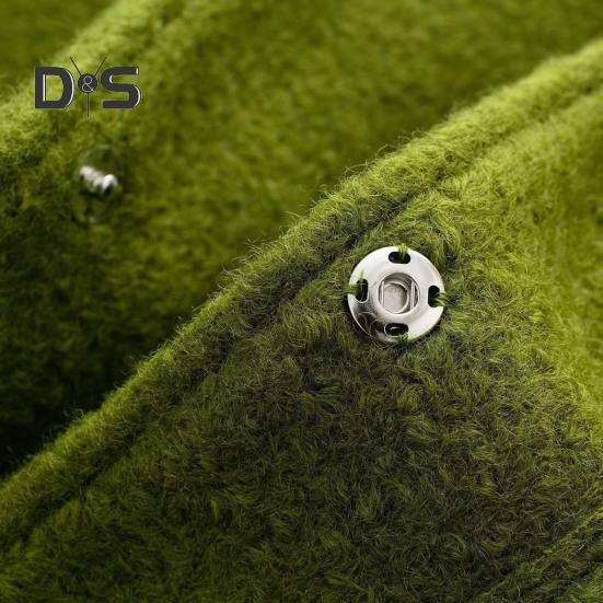 Frauen Herbst Winter Baseball Jacke Stehkragen Langarm Versteckte Tasten Casual Jacke Große Taschen Einfarbig Jacke Mantel