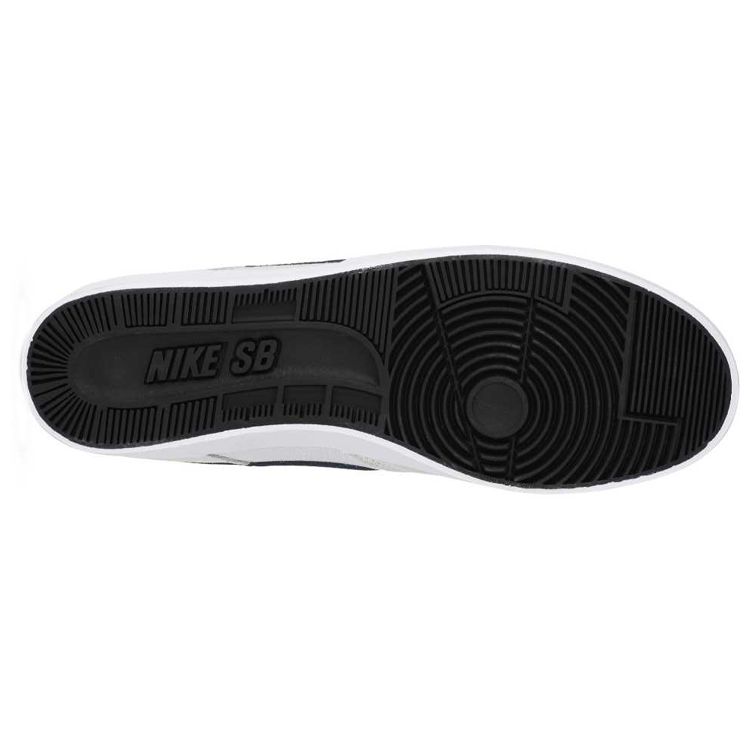 Nike SB Delta Force Vulc Comfortable Wraparound Non-Slip Low-Top Skate Shoes Men sneaker White Black 942237-012