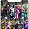 JoJo Adventure Dio Diego Brando Phone Case For Samsung Z Flip 7 6 5 4 3 Galaxy ZFlip7 ZFlip6 ZFlip5 ZFlip4 ZFlip3 5G Print Cover
