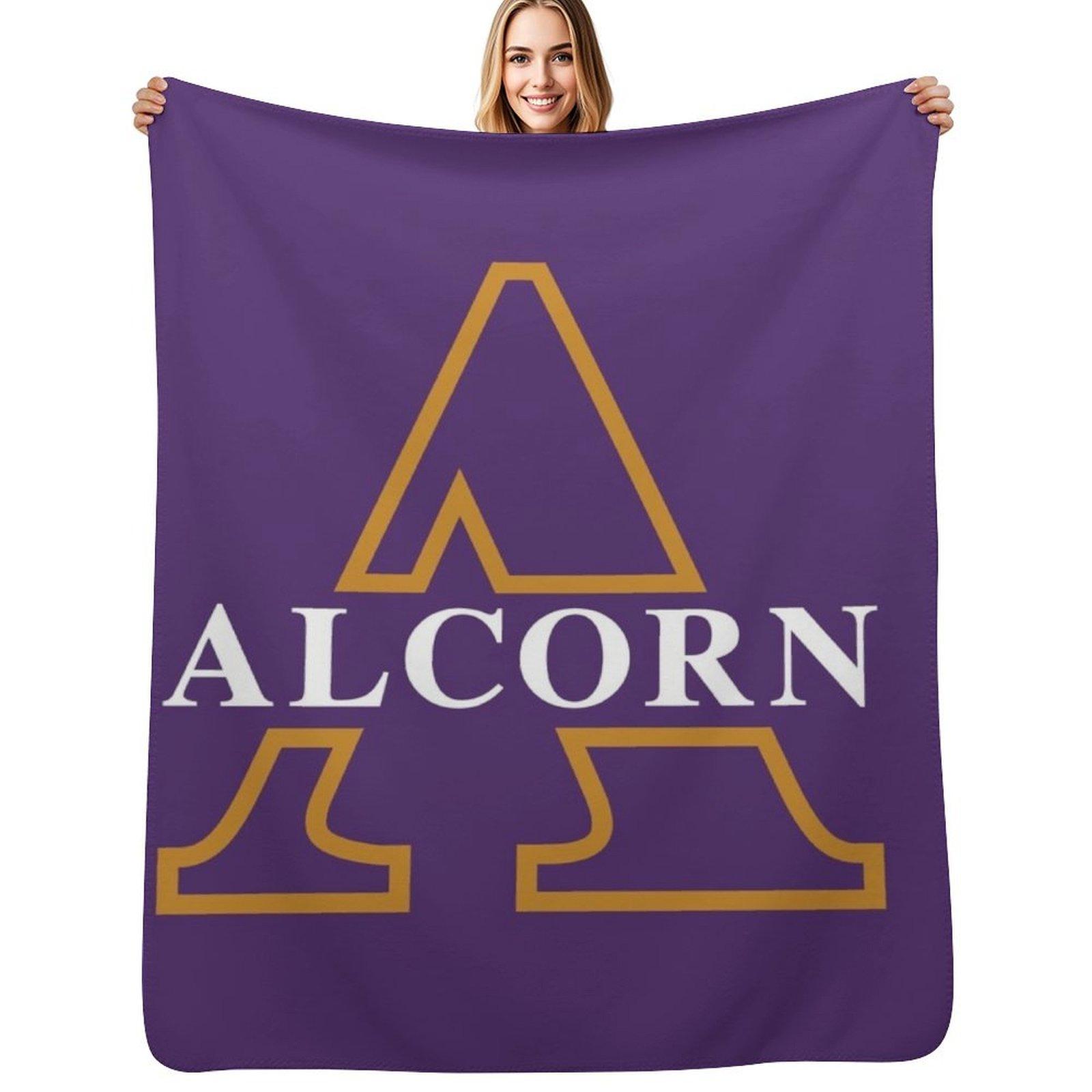 Alcorn State University Throw Blanket Versatile Cozy Throw Blanket for All Occasions Size: 75*100cm, Weight: 230 GSM