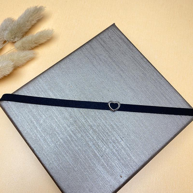 S925 Sterling Silver Heart Necklace: Short Clavicle Chain Choker Jewelry - Perfect Best Friend Christmas Gift for Women