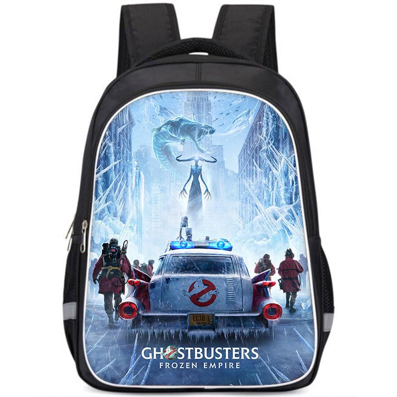 Ghostbusters Frozen Empire Oxford Backpack Stylish School Bag For Boys And Girls