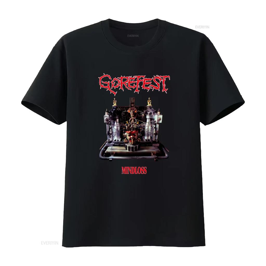 Gorefest Mindloss T-Shirt Neu DTG Erhältlich in allen Größen Vintage Herren Bequem Atmungsaktiv Leicht
