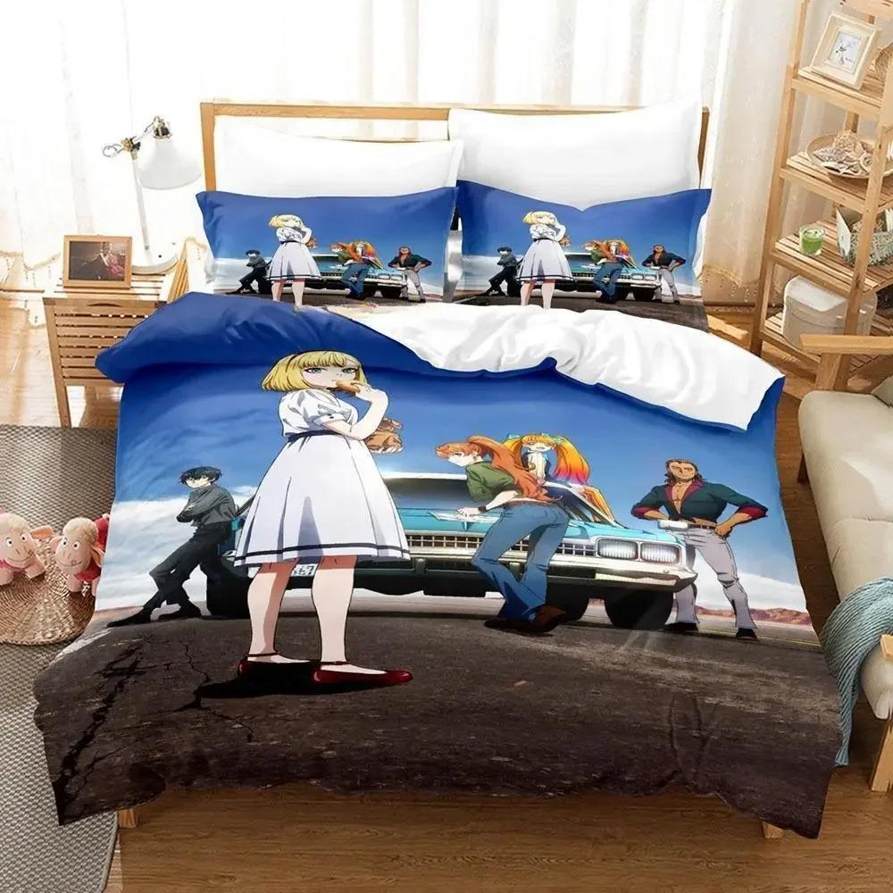 Deji Meets Girl Bedding Set Single Twin Full Queen King Size Bed Set Adult Kid Bedroom Duvet Cover Sets Anime Bed Sheet Set