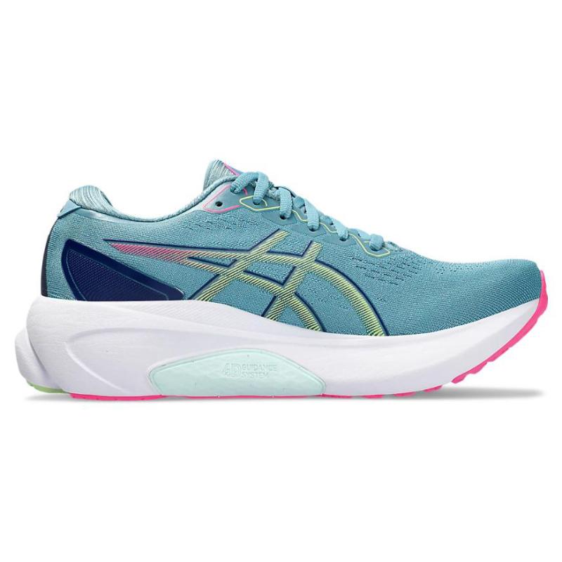 ASICS Gel Kayano 30 Gris Blue Lime Green Pink Women's Sneakers 1012B357-402