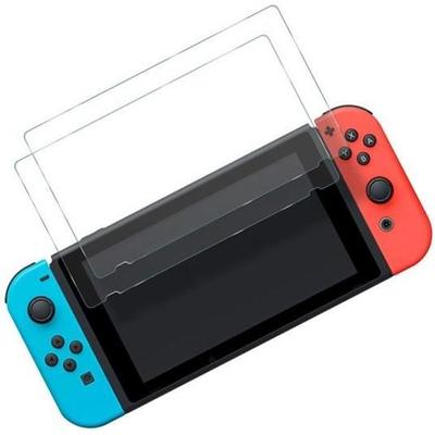 Skärmskydd - Nintendo Switch - Härdat Glas - 2 st - 0,24 mm - Fettavvisande