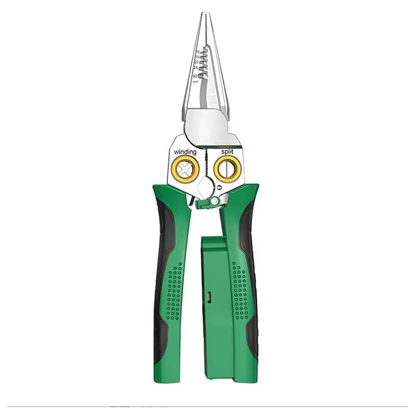 8 In 1 Wire Stripping Pliers Multifunction Electrician Cable Stripper Cutting Splitting Repair Hand Tools Pliers