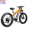 RANDRIDE YX80 2025 Elektrofahrrad 1500W Peak E-MTB 48V20A 80KM Reichweite M315-7 Geschwindigkeit & Hydraulische Bremsen CST 26x4.0 Reifen Feststellbare Federgabel