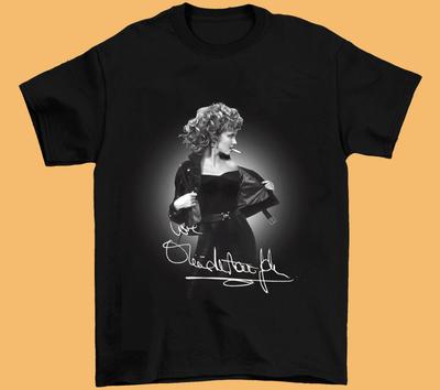 OLIVIA NEWTON-JOHN Signatur Vintage Für Fans Unisex Größe S-234XL T-Shirt FA1062