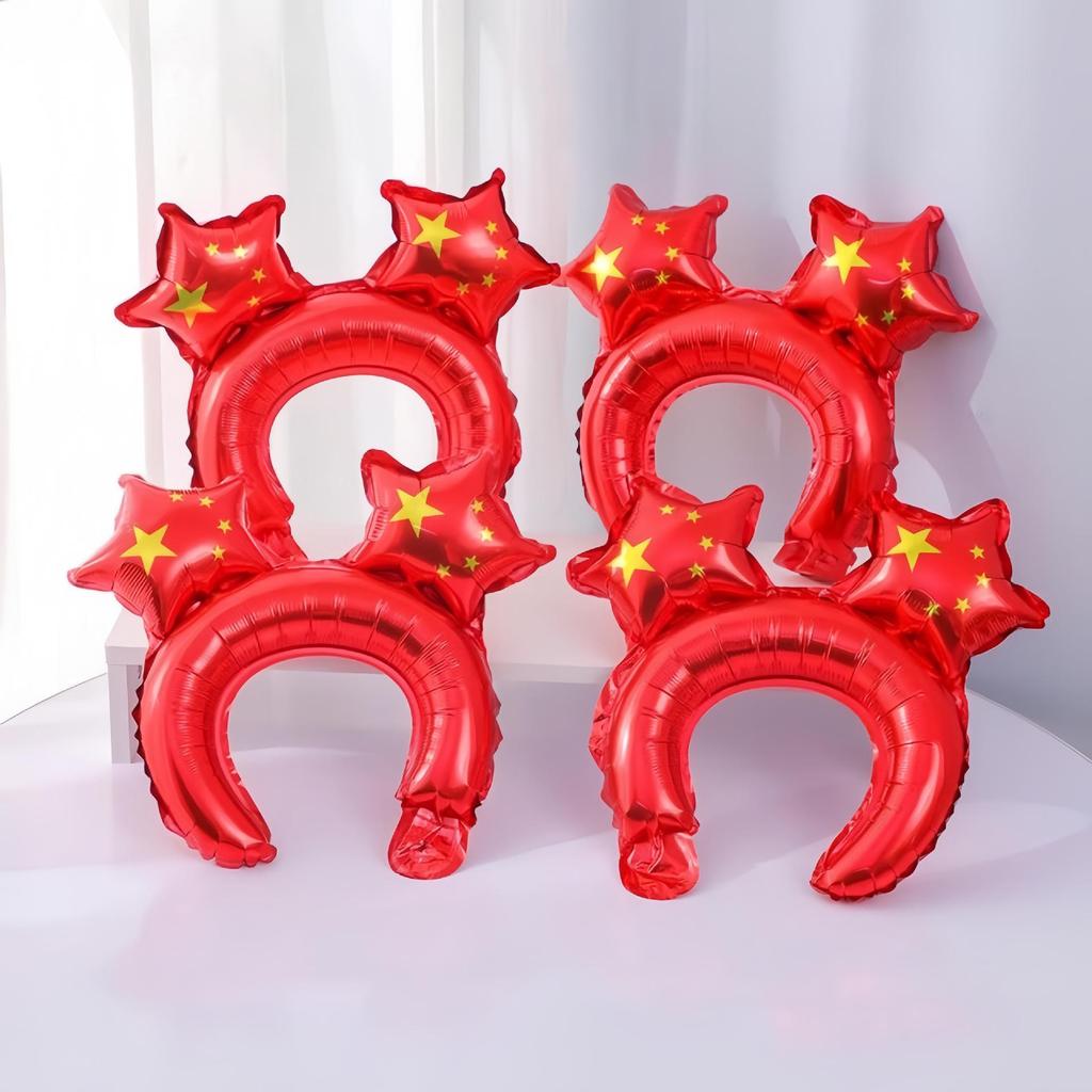 National Day Headband & Hair Clip Set for Kindergarten School Events & Celebrations