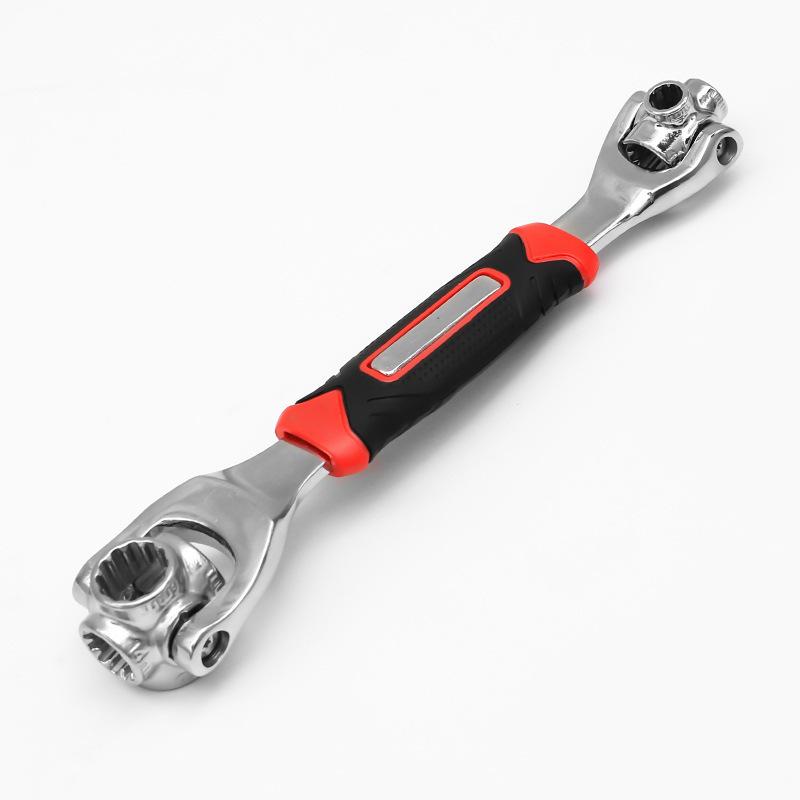 8-in-1 Universal Multi-Head Rotating Socket Wrench