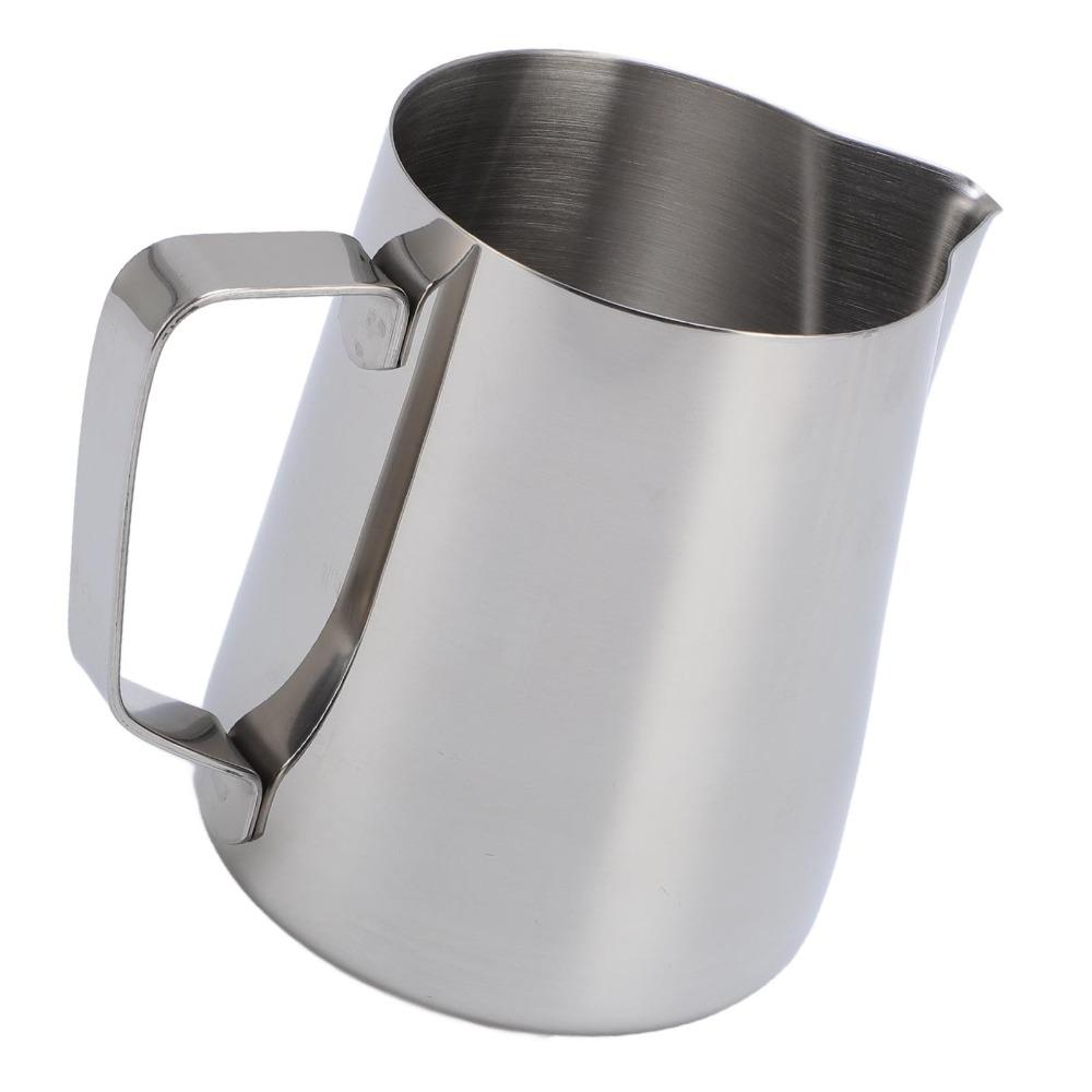 304 Food Grade Stainless Steel Milk Frothing Pitcher Milk Frother Cup For Latte Art