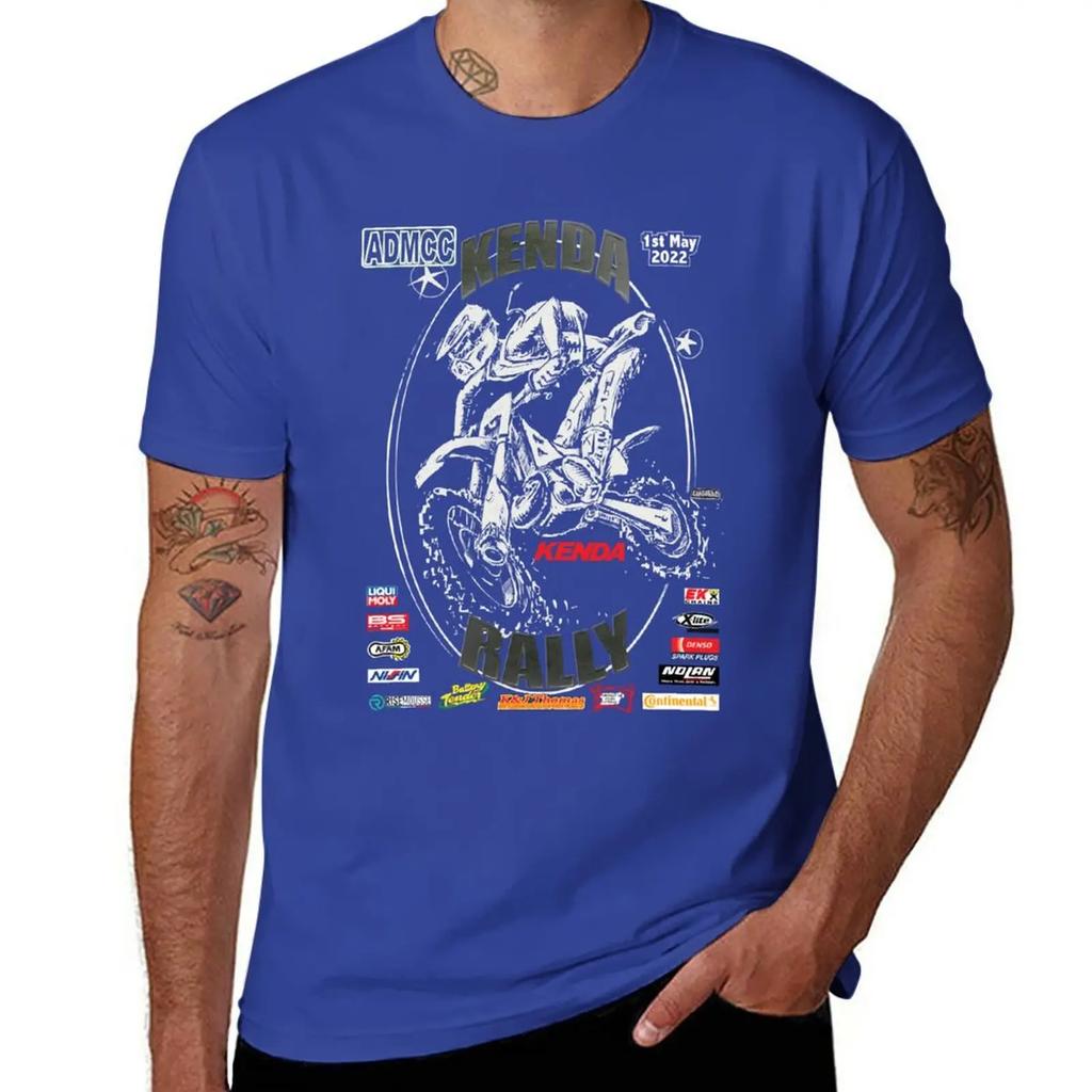 2022 Kenda Rally T-Shirt Plain Cute Clothes Blacks T Shirts for Men Graphic