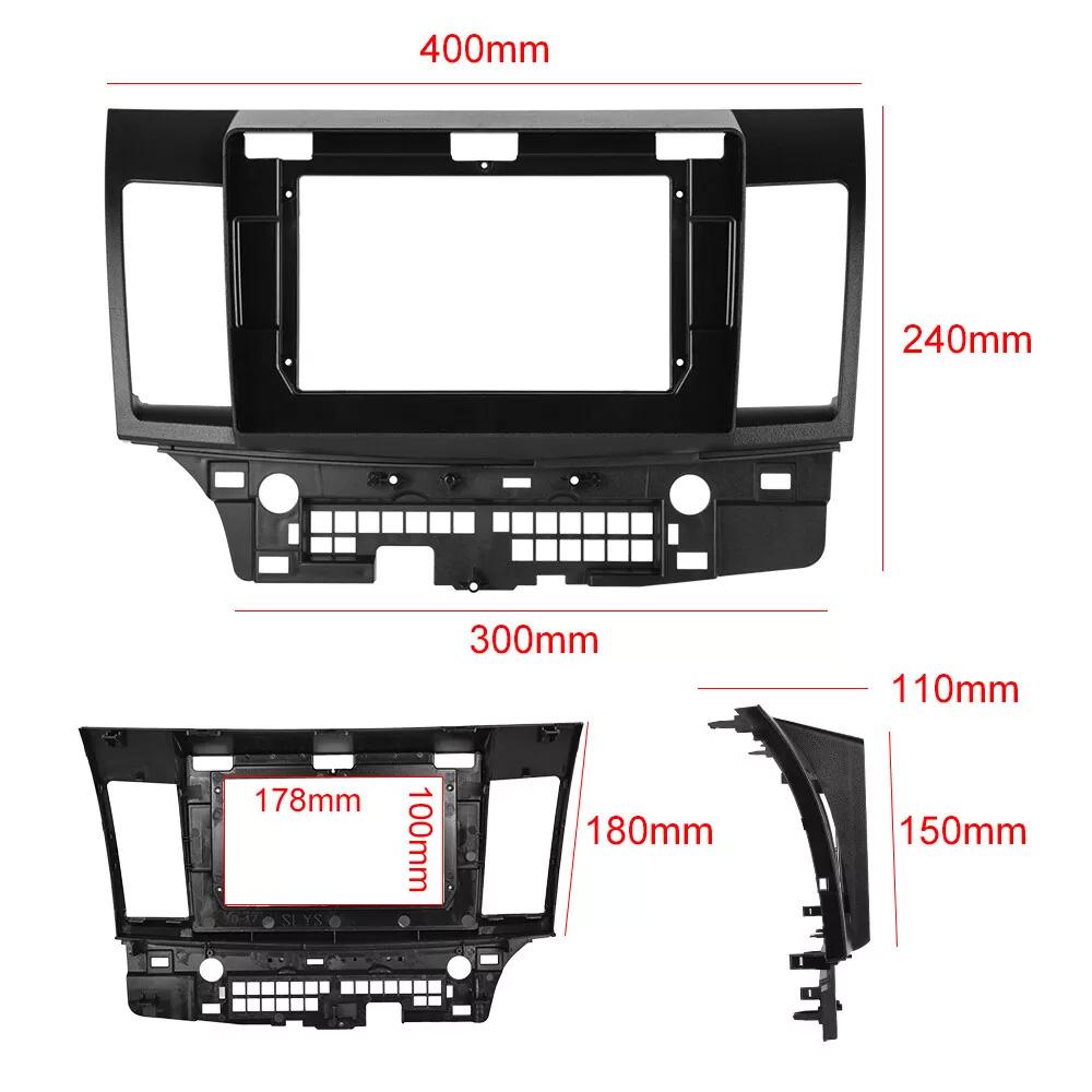 9.7" Vertical Style Tesla Screen Android 12.0 Car Radio For Mitsubishi Lancer 2008-2015 Multimedia Player GPS Navigation Screen