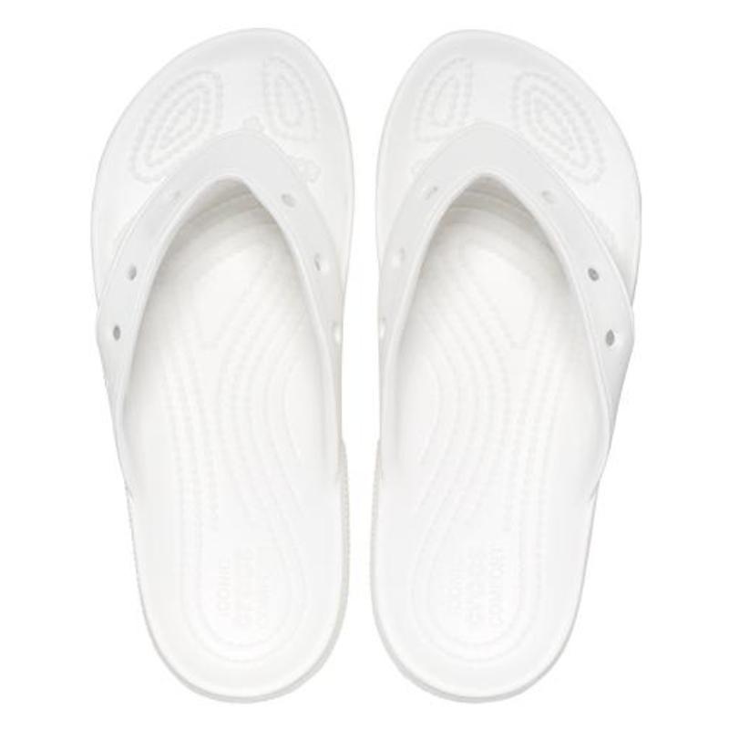 Crocs Classic Crocs Flip Casual Flip Flops Unisex White