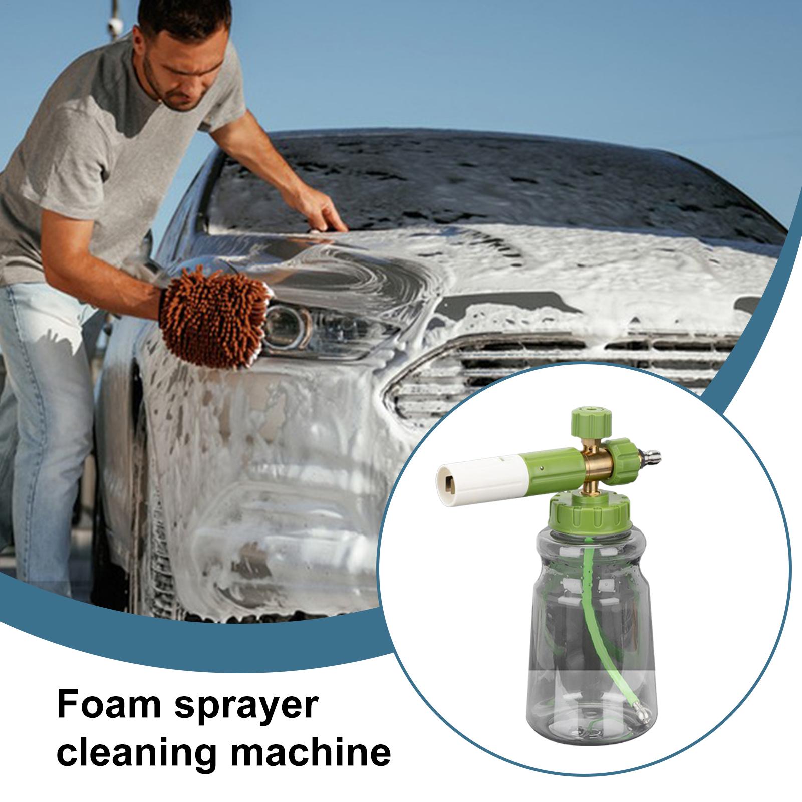 

Автомобильный пенный распылитель Мойка высокого давления Пенная насадка Регулируемая насадка Пенообразователь С быстроразъемным соединителем Приспособление для шланга Для двора China Mainland