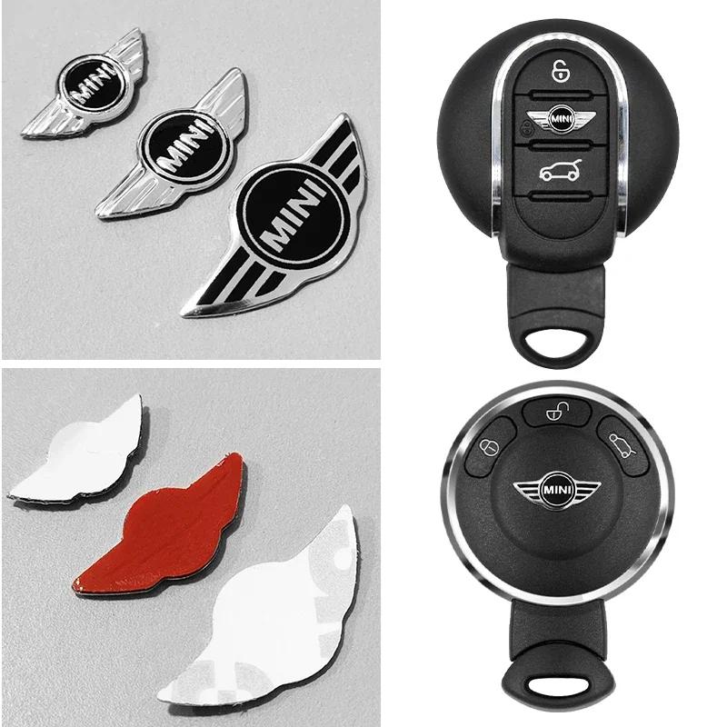 14mm 17.5mm 22mm Metal Car Key Badge Emblem Replacement Car Key Sticker For Mini Cooper One JCW F55 F56 F57 F60 R55 R56 R57 R61 g6