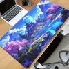 Gaming Desk Accessories Mouse Pad Cloth Surface Non Slip Rubber Base Large Desk Mat for PC Laptop Keyboard Setup
