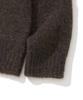 KNITTED Boucle Turtleneck Knit Brown