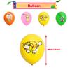 Pikmin Party Supplies Videospillbursdag inkluderer bannerkakeballonger
