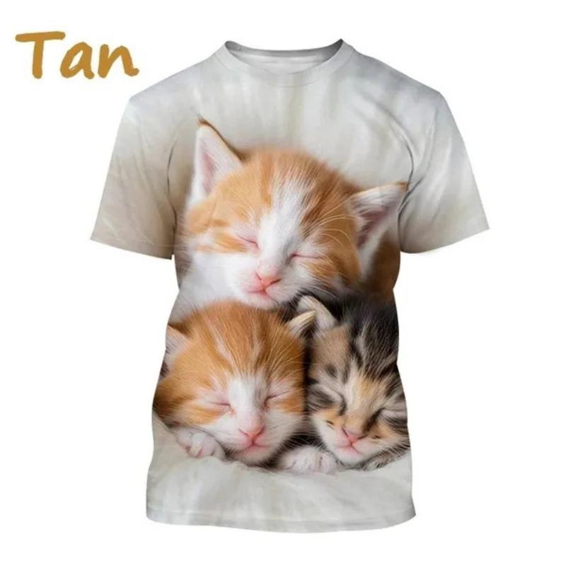 Men's T-Shirt Summer Casual 3D Print Tops Solid Color Short Sleeve Men's T-Shirt Pullover