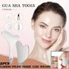 Stainless Steel Gua Sha Board Guasha Massage Mini Heart Style Y-shaped Facial Scraping SPA Guasha Scraper for Neck Back