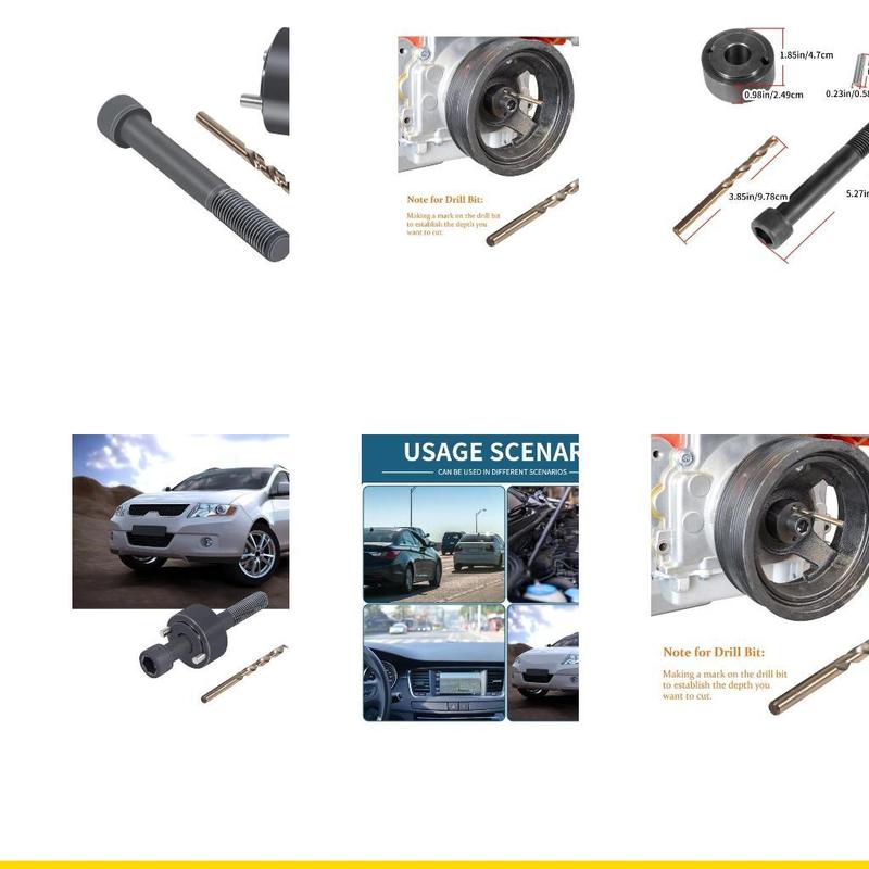 SZCH Reliable Crankshaft Damper Fixture Clamp Drill Jig Holder for Automotive and Mechanical Use Engine Modification Experts