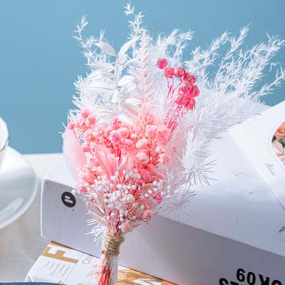 Mini Bouquet de Fleurs Séchées Éternelles Événements d'Entreprise Cadeaux Accessoires Souvenirs de Mariage Multicolore Optionnel