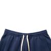 Li Ning Basketball Series Lässige Einfache Schnürhose mit Bündchen und Buchstabenprint Gestrickte Sporthose Herrenhose Tiefmarineblau AKLV215-2