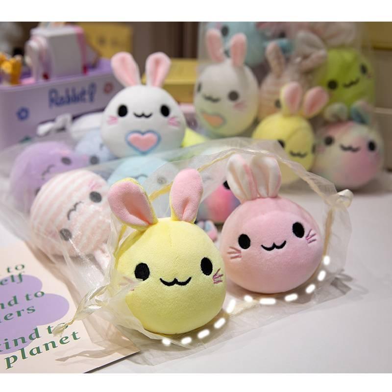 Bag Cartoon A Of Rabbit Plush Toys Containing 9 Dolls Cute Girl Present Birthday