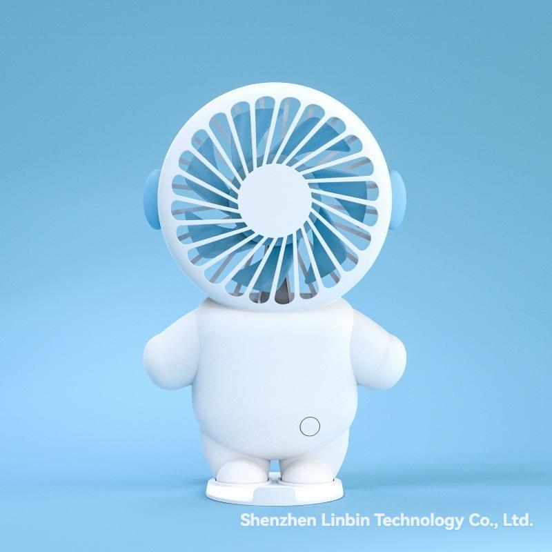 Kitty portable Mini small fan Student handheld small fan influencer desktop USB