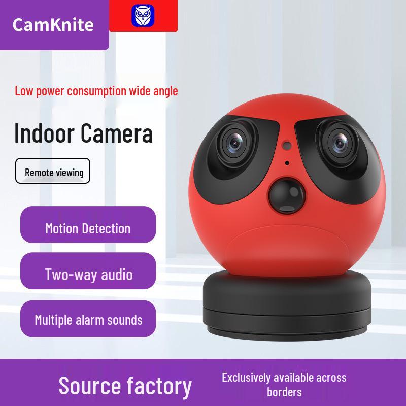 Wireless Dual-Lens Baby Monitor with Motion Detection & Alarm