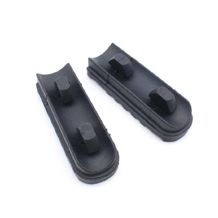 1 Pair Motorcycle Front Footrest Cover Replacement Foot Peg Pedal Rubber Cover Motorbike Accessories Easy Installation
