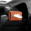 Porta Fazzoletti per Auto, Copertura Scatola Fazzoletti in Pelle PU per Sedile Posteriore Auto, Perfetto per l'Organizzazione e gli Usi Quotidiani