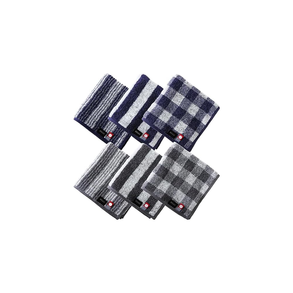 imaa Imabari Towel Certified Hand Towels/Handkerchiefs, Made in Japan, Antibacterial and