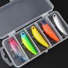 5.5cm 5.6g Hard Baits Walk The Dog Artificial Baits Topwater Pencil Popper Fishing Lures with Hook 5pcs
